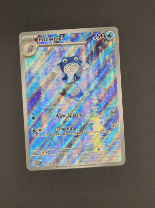 Poliwhirl 176/165 151 Pokemon TCG Card