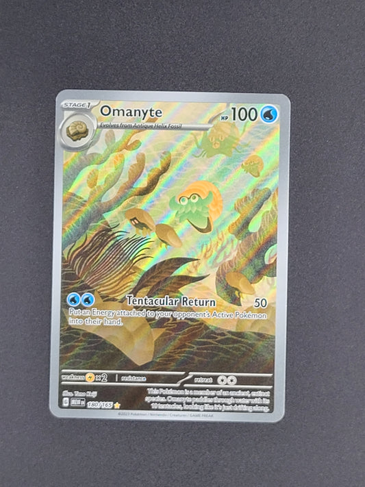 Omanyte 180/165 Pokemon 151 TCG Card