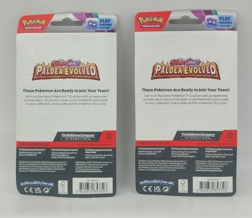 Paldea Evolved Single Pack Blister - 2 pack