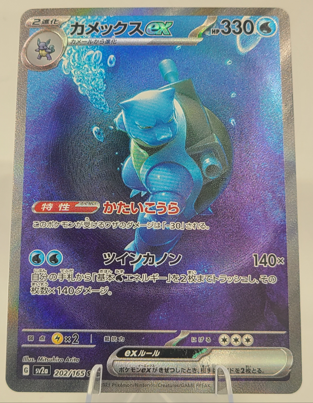 Blastoise ex - 202/165