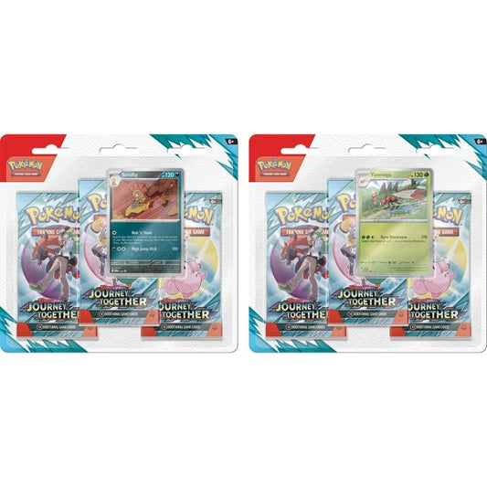 Pokémon - Trading Card Game - Scarlet & Violet Journey Together 3 Pk Booster - Styles May Vary