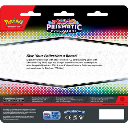 Pokemon Trading Card Game Prismatic Evolutions Blister - Two Pack