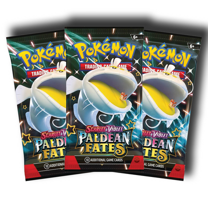 3 Booster Packs - Paldean Fates