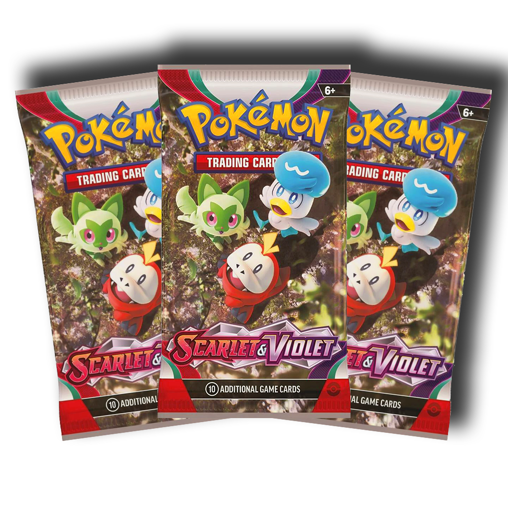 3 Booster Packs - Scarlet & Violet Base Set