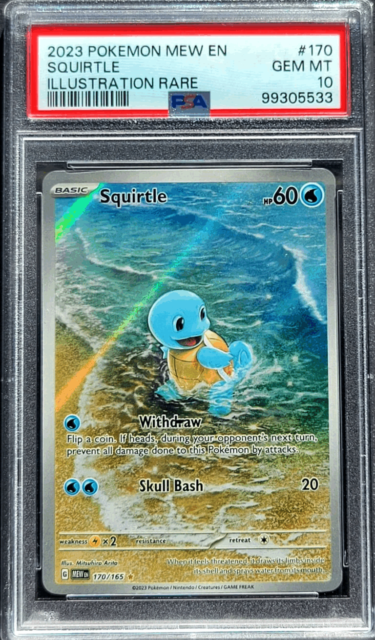 squirtle 151 psa 10